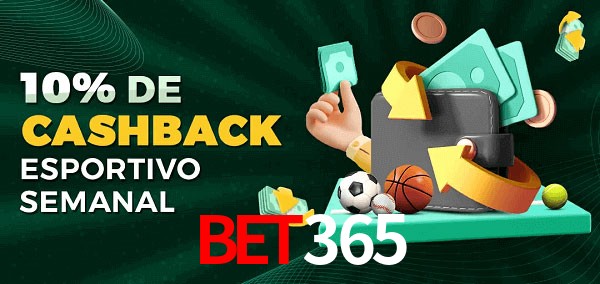 10% de bônus de cashback na bet365